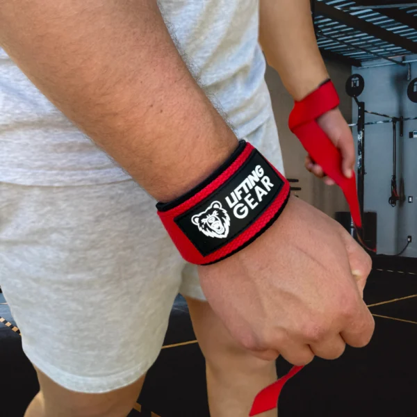 Lift straps productfoto om de pols