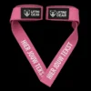 lifting straps roze