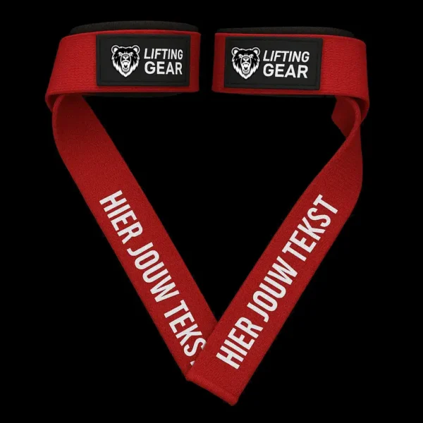 lifting straps rood