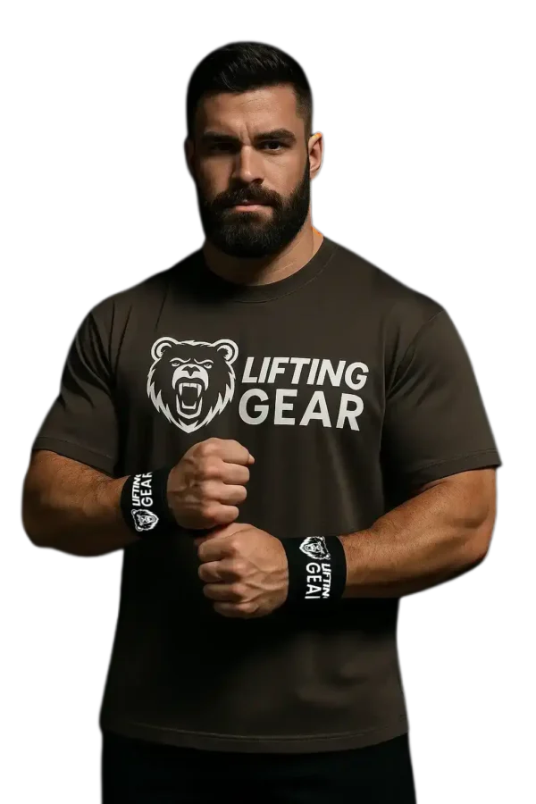 Wrist Wraps | Grijs | Personaliseerbaar - Afbeelding 4