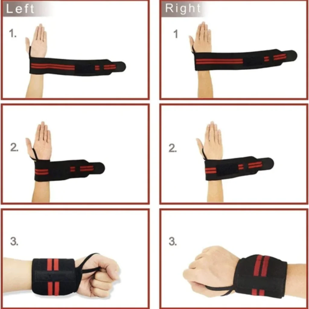 wrist wraps instructie